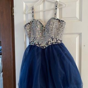 Blue 8th grade dance dress